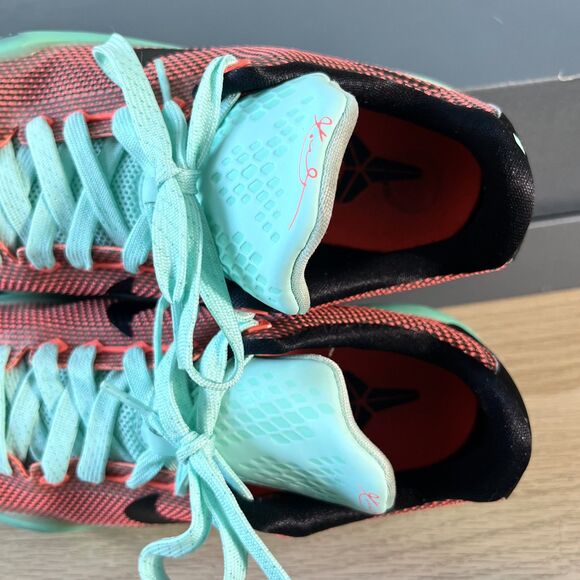 Nike Kobe X 10 GS Easter Hot Lava Sunset Glow Basketball Shoes Youth Size 6.5Y - Picture 9 of 12